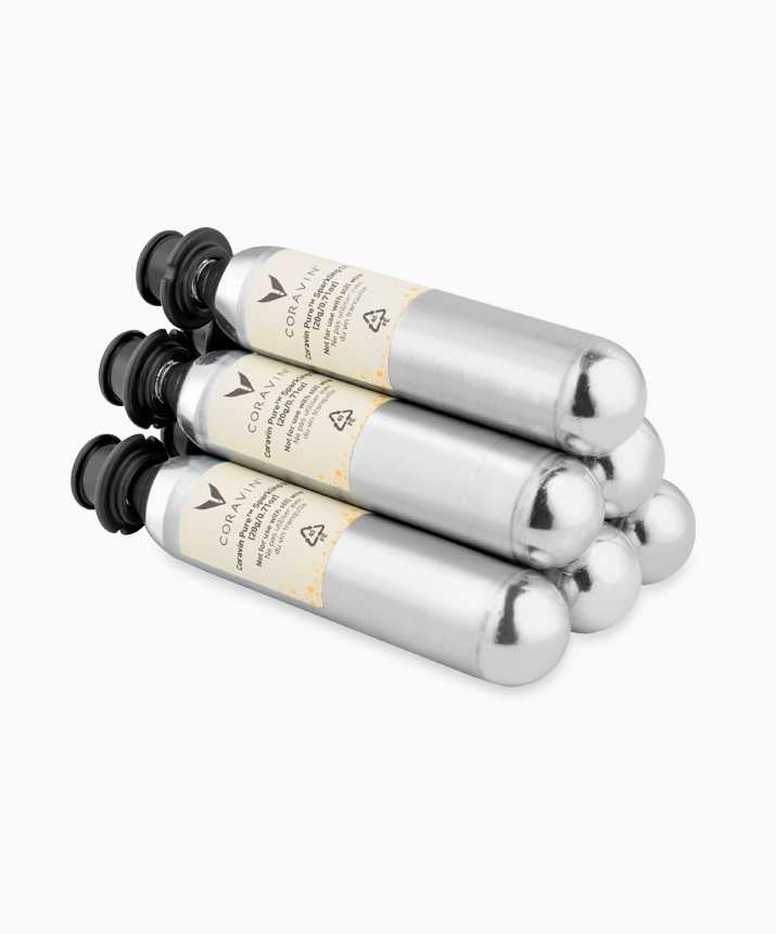 CORAVIN PURE SPARKLING CO2 CAPSULES (6)